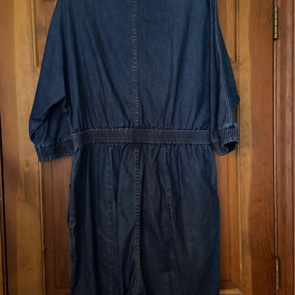 Eva Mendes New York & Company Women’s Denim Jumpsuit Size: 16 - Picture 7 of 11